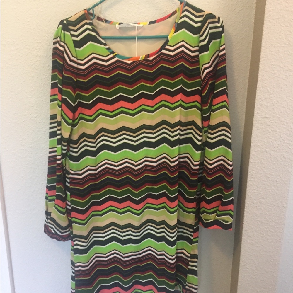 Peach love cream California dress
